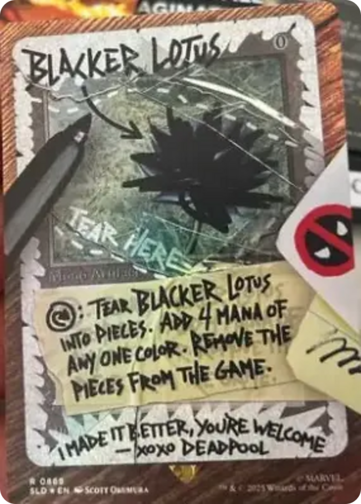 Blacker Lotus (Rainbow Foil) [Secret Lair Drop Series] | Exor Games Truro