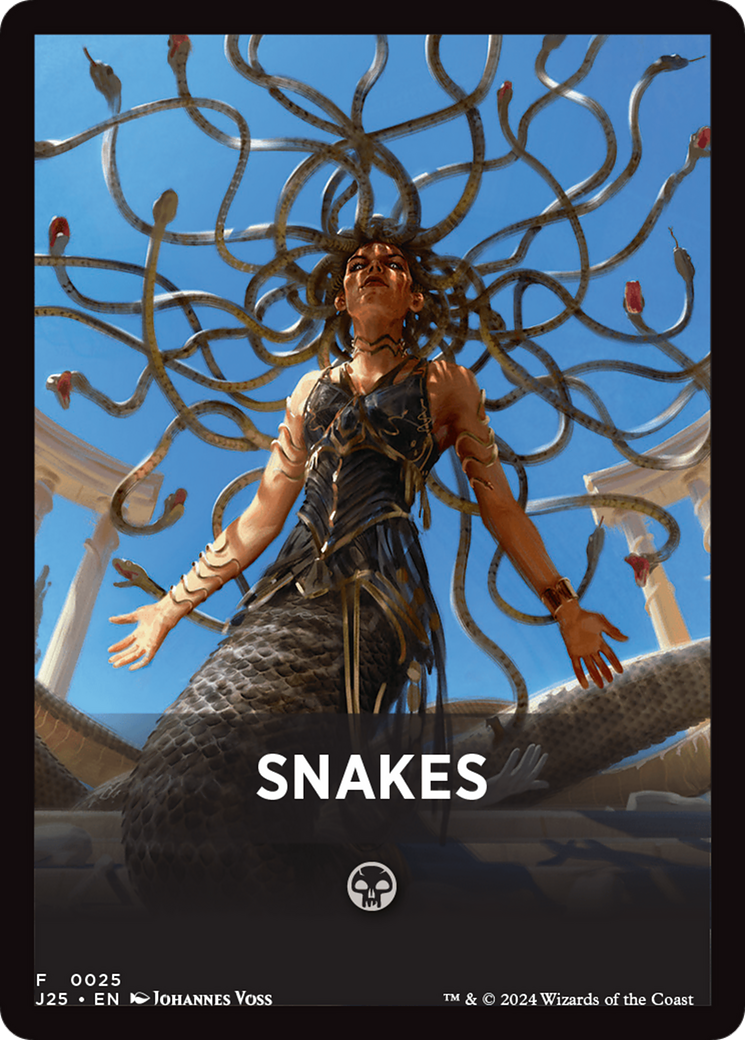 Snakes Theme Card [Foundations Jumpstart Front Cards] | Exor Games Truro