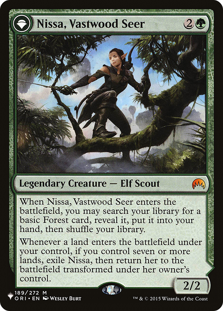 Nissa, Vastwood Seer // Nissa, Sage Animist [Secret Lair: From Cute to Brute] | Exor Games Truro