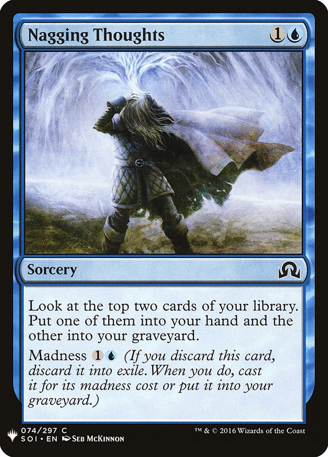Nagging Thoughts [Mystery Booster] | Exor Games Truro