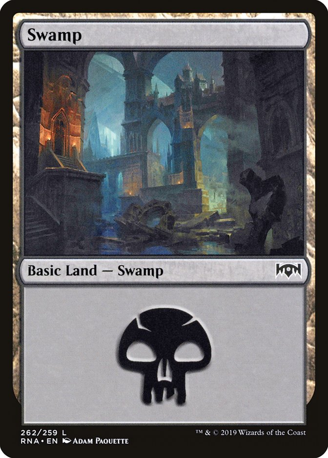 Swamp (262) [Ravnica Allegiance] | Exor Games Truro