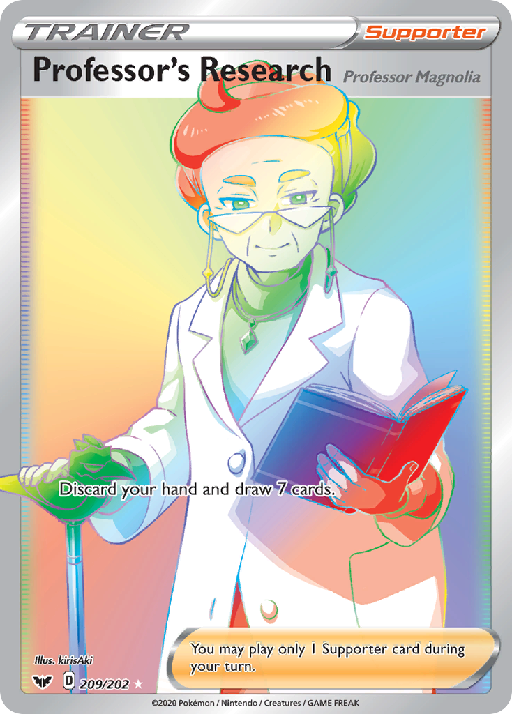 Professor's Research (209/202) [Sword & Shield: Base Set] | Exor Games Truro