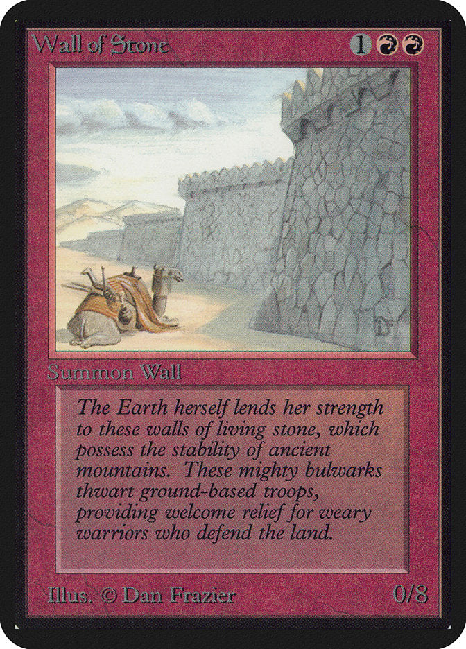 Wall of Stone [Alpha Edition] | Exor Games Truro