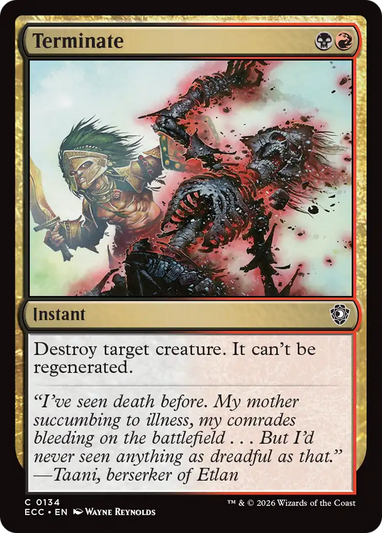 Terminate [Lorwyn Eclipsed Commander] | Exor Games Truro