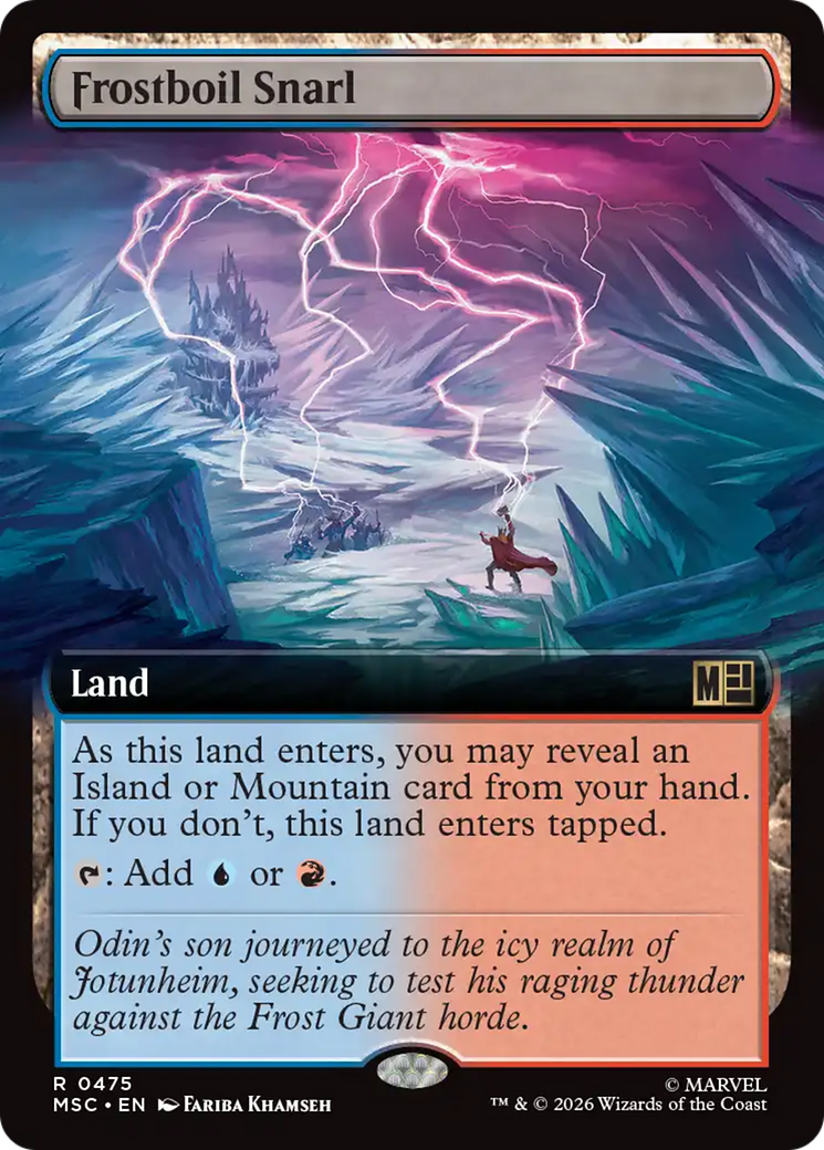 Frostboil Snarl (Extended Art) [Marvel Super Heroes Commander] | Exor Games Truro