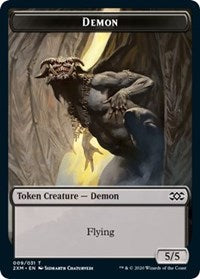 Demon // Germ Double-Sided Token [Double Masters Tokens] | Exor Games Truro