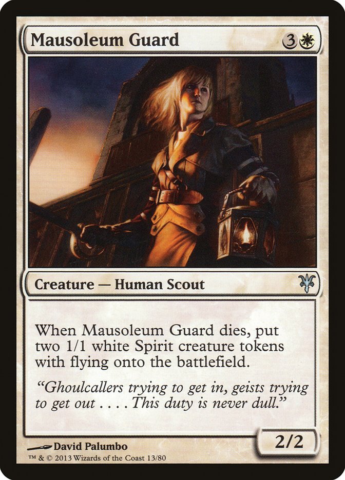 Mausoleum Guard [Duel Decks: Sorin vs. Tibalt] | Exor Games Truro