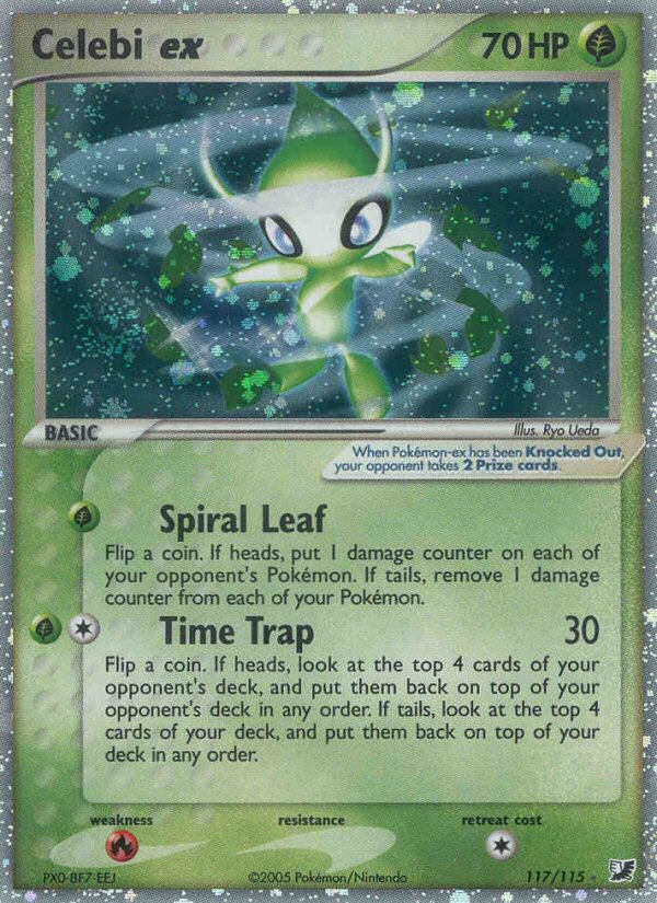 Celebi ex (117/115) [EX: Unseen Forces] | Exor Games Truro