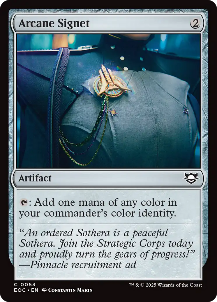 Arcane Signet [Edge of Eternities Commander] | Exor Games Truro