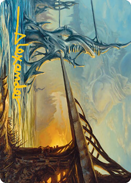 Razortide Bridge Art Card (Gold-Stamped Signature) [Modern Horizons 2 Art Series] | Exor Games Truro