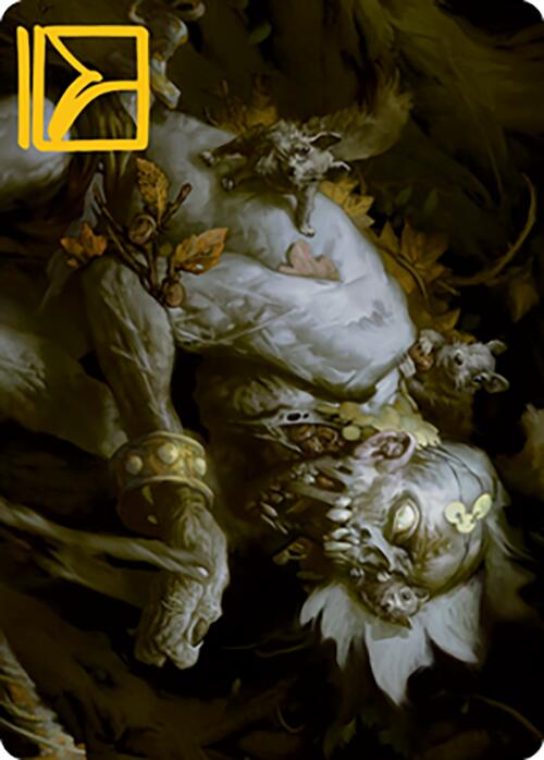 Nested Shambler Art Card (Gold-Stamped Signature) [Modern Horizons 2 Art Series] | Exor Games Truro