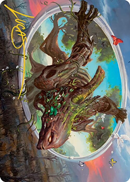 Gaea's Will Art Card (Gold-Stamped Signature) [Modern Horizons 2 Art Series] | Exor Games Truro