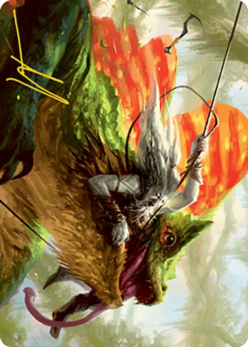 Captured by Lagacs Art Card (Gold-Stamped Signature) [Modern Horizons 2 Art Series] | Exor Games Truro