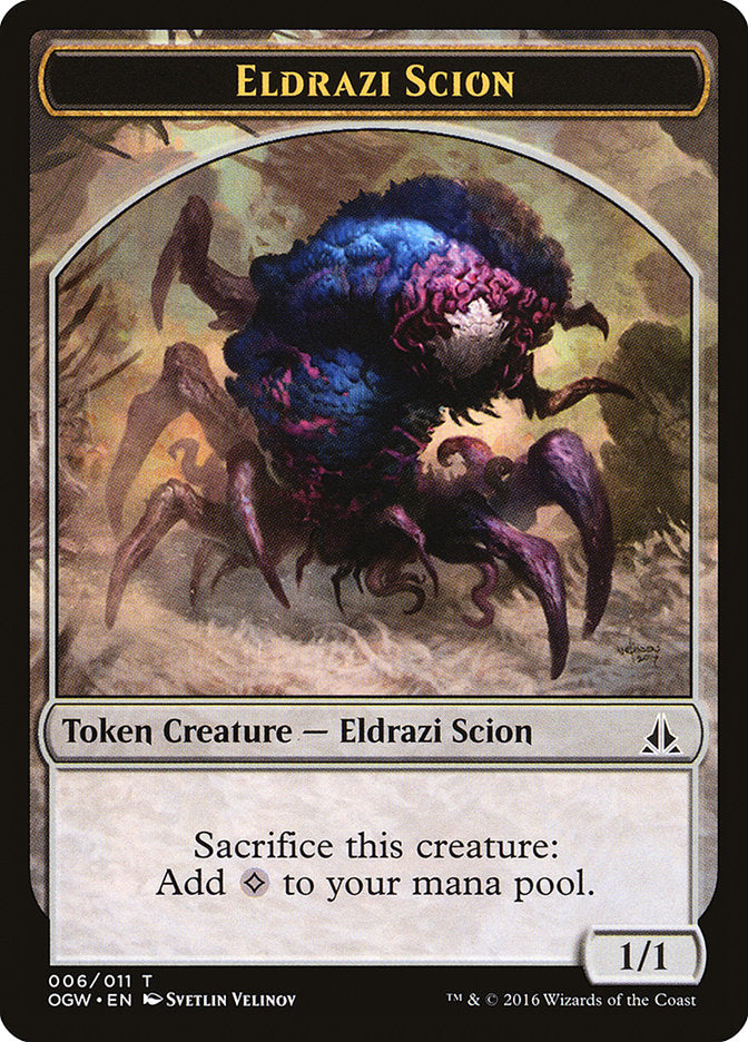 Eldrazi Scion Token (006/011) [Oath of the Gatewatch Tokens] | Exor Games Truro