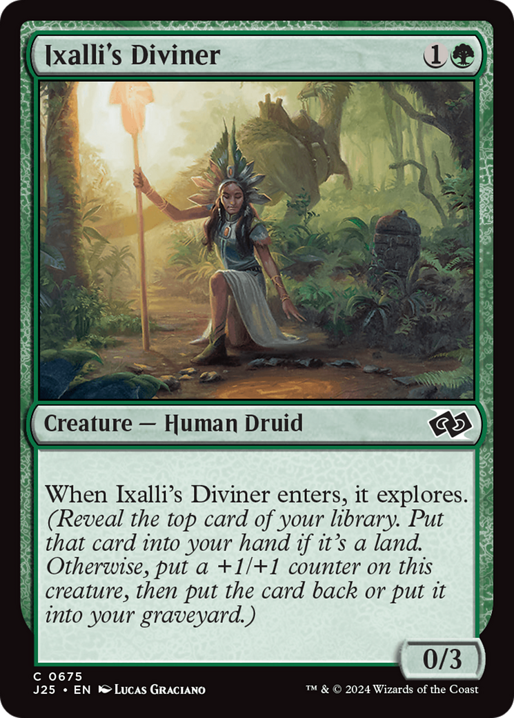 Ixalli's Diviner [Foundations Jumpstart] | Exor Games Truro