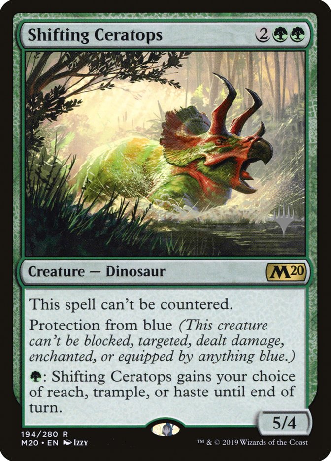 Shifting Ceratops (Promo Pack) [Core Set 2020 Promos] | Exor Games Truro