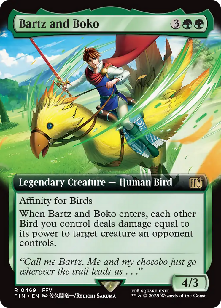 Bartz and Boko (Extended Art) [FINAL FANTASY] | Exor Games Truro