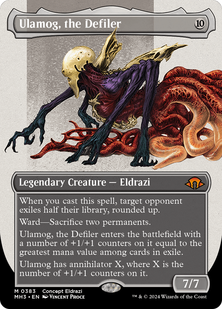 Ulamog, the Defiler (Borderless) (Serialized) [Modern Horizons 3] | Exor Games Truro