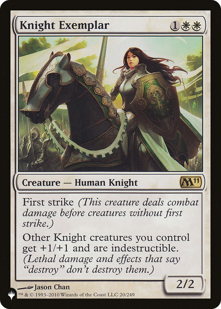 Knight Exemplar (Magic 2011) [The List] | Exor Games Truro