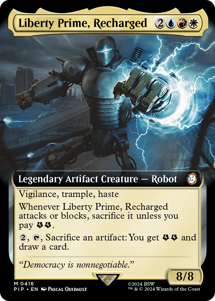 Liberty Prime, Recharged (Extended Art) [Fallout] | Exor Games Truro