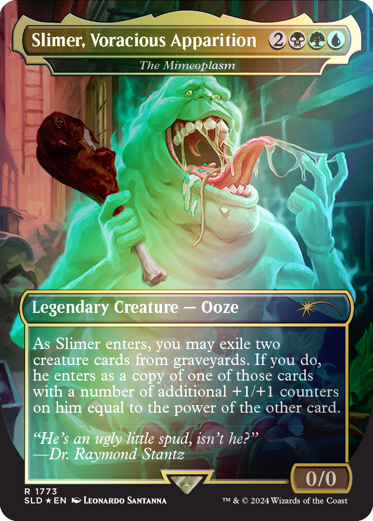 Slimer, Voracious Apparition - The Mimeoplasm (Rainbow Foil) [Secret Lair Drop Series] | Exor Games Truro