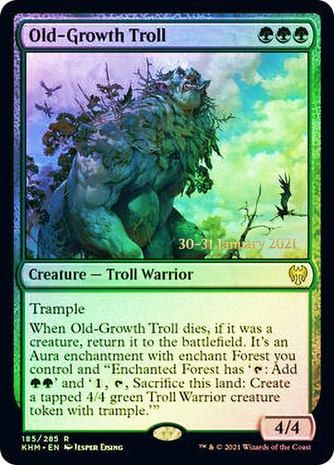 Old-Growth Troll [Kaldheim Prerelease Promos] | Exor Games Truro