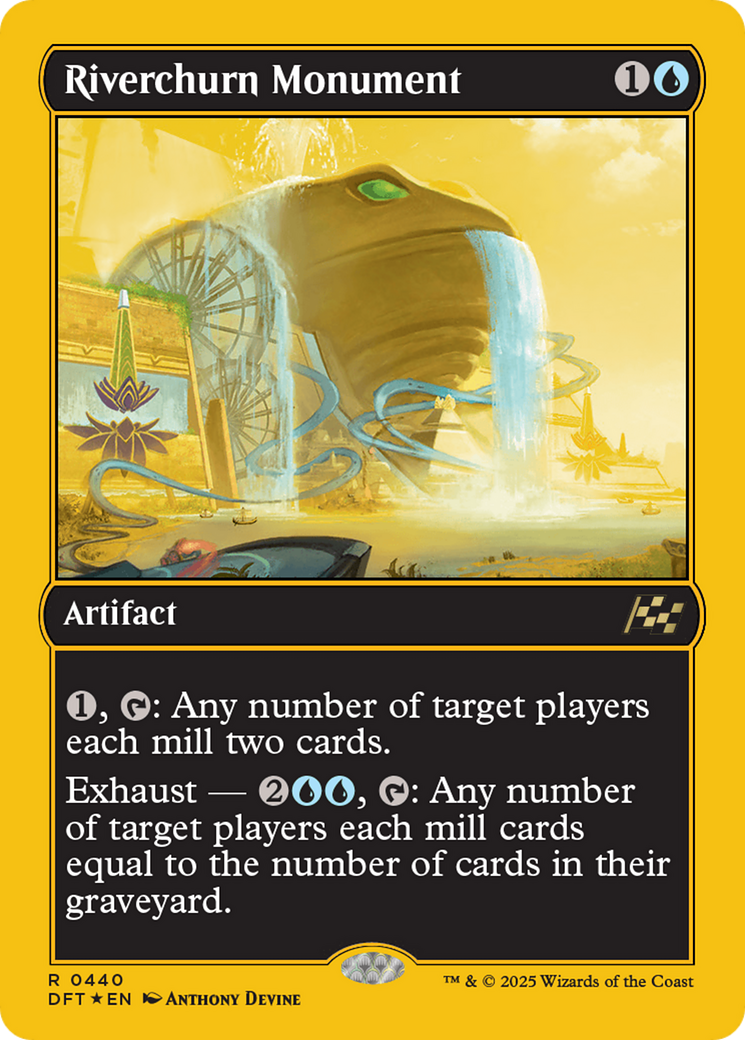 Riverchurn Monument (First-Place Foil) [Aetherdrift] | Exor Games Truro