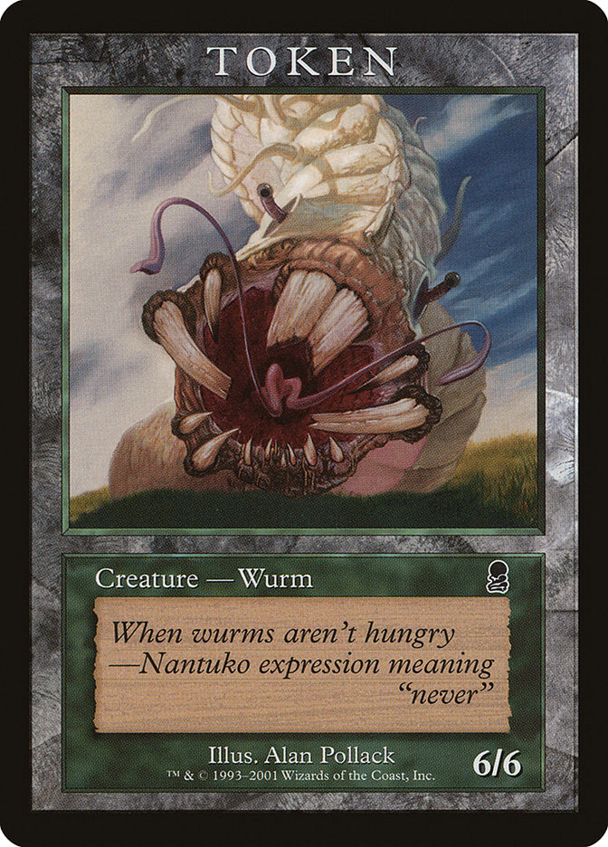 Wurm Token [Magic Player Rewards 2002] | Exor Games Truro