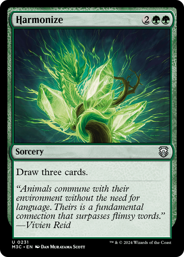 Harmonize (Ripple Foil) [Modern Horizons 3 Commander] | Exor Games Truro