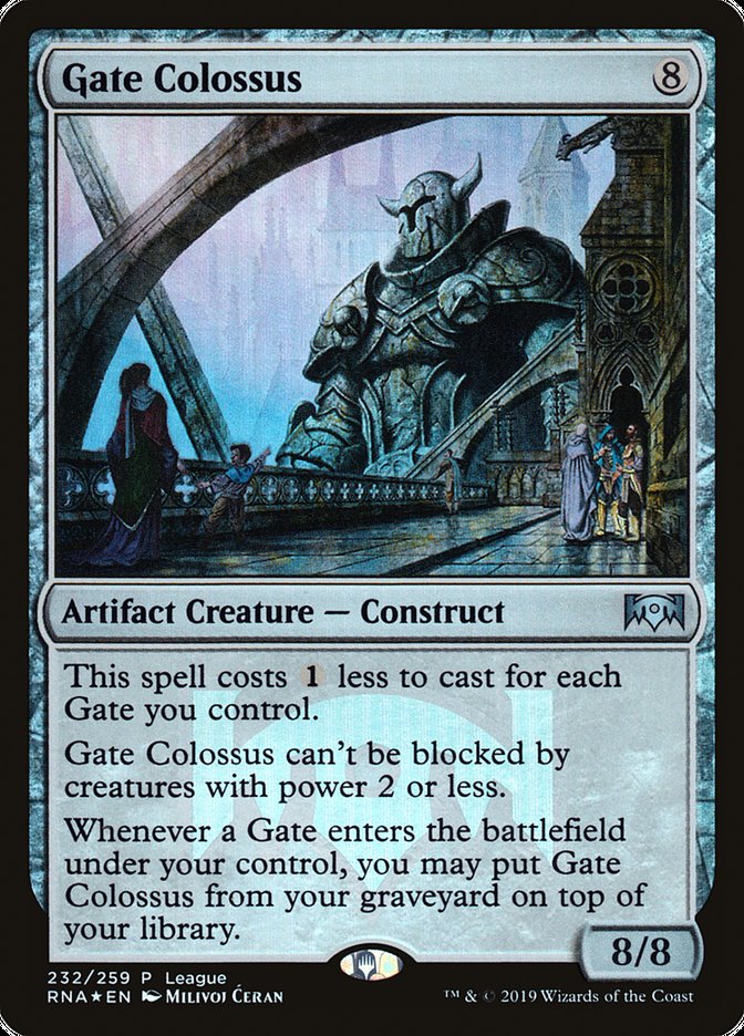 Gate Colossus (League) [Ravnica Allegiance Promos] | Exor Games Truro