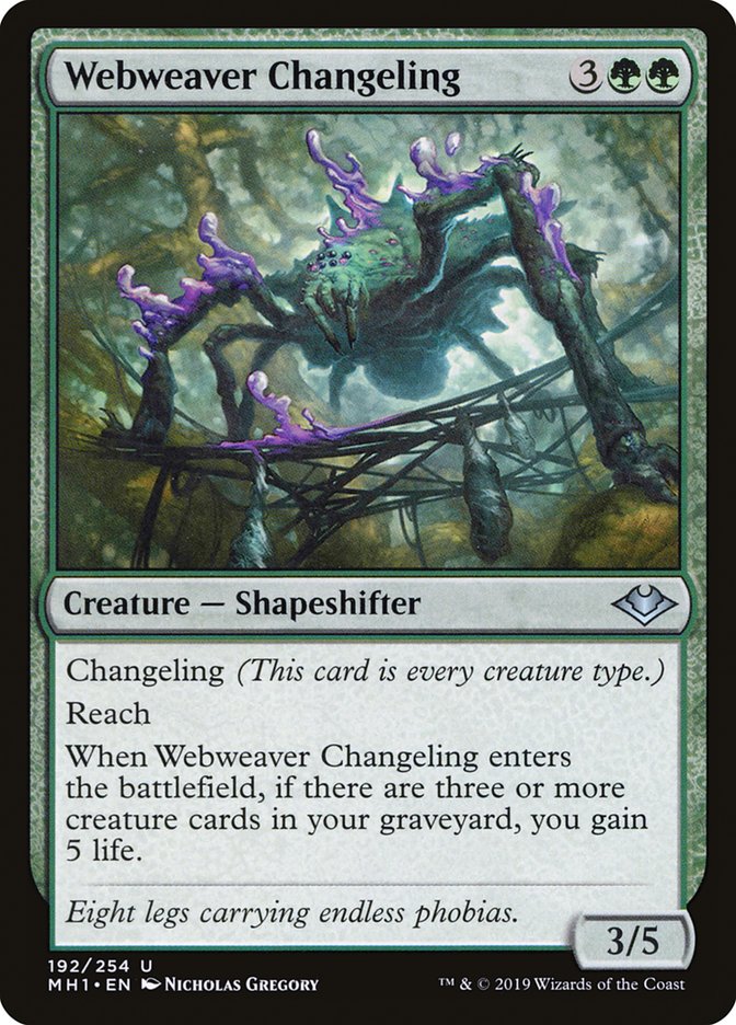 Webweaver Changeling [Modern Horizons] | Exor Games Truro