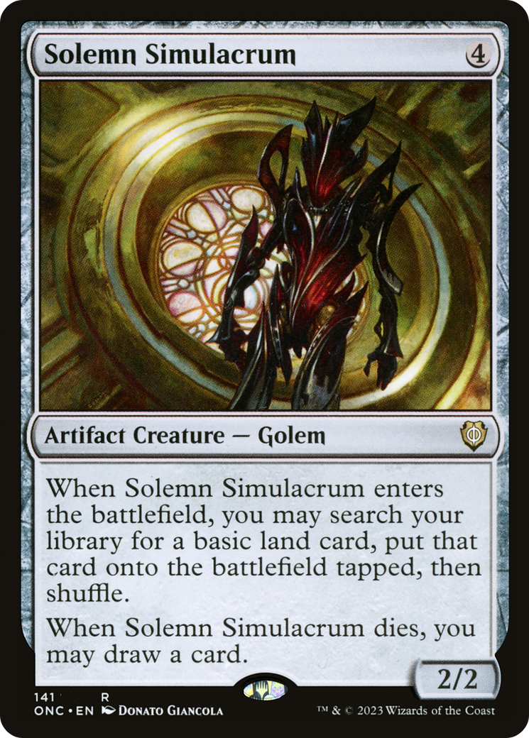 Solemn Simulacrum [Phyrexia: All Will Be One Commander] | Exor Games Truro