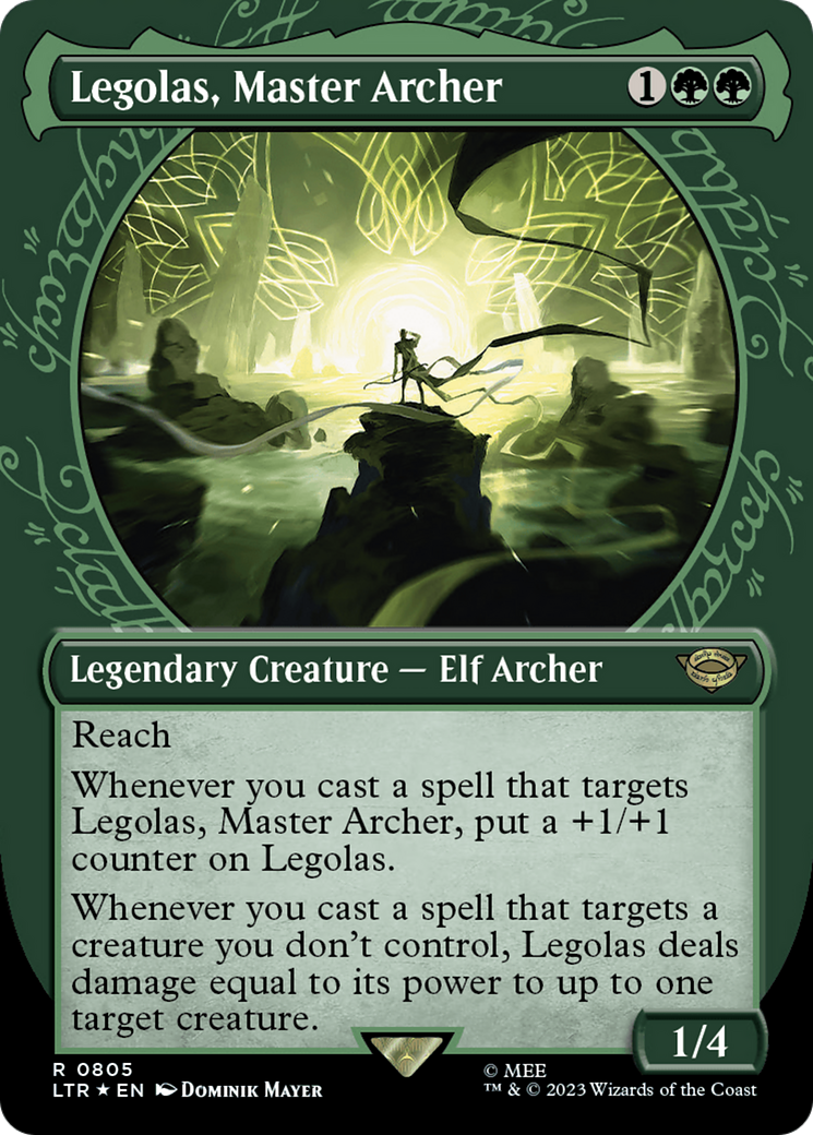 Legolas, Master Archer (Showcase) (Surge Foil) [The Lord of the Rings: Tales of Middle-Earth] | Exor Games Truro