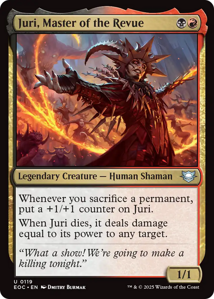 Juri, Master of the Revue [Edge of Eternities Commander] | Exor Games Truro