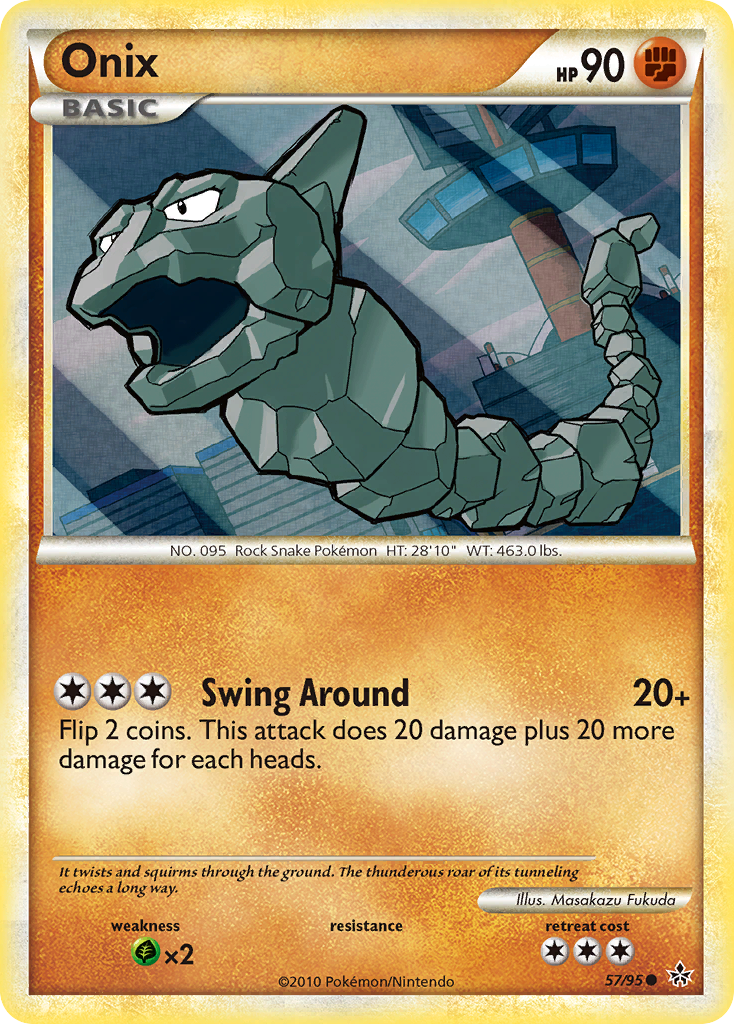 Onix (57/95) [HeartGold & SoulSilver: Unleashed] | Exor Games Truro