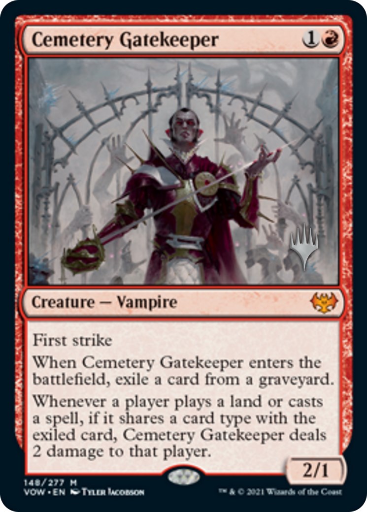 Cemetery Gatekeeper [Aetherdrift Promos] | Exor Games Truro