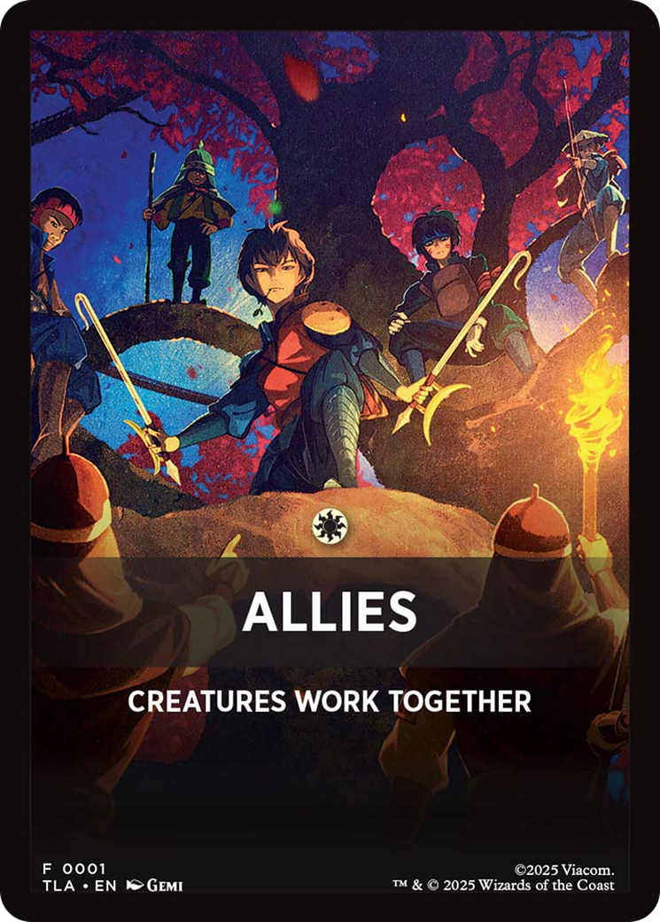 Allies Theme Card [Avatar: The Last Airbender: Eternal-Legal] | Exor Games Truro
