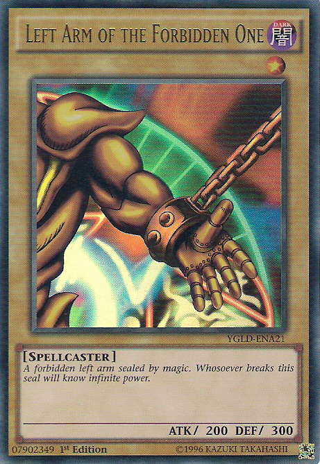Left Arm of the Forbidden One [YGLD-ENA21] Ultra Rare | Exor Games Truro