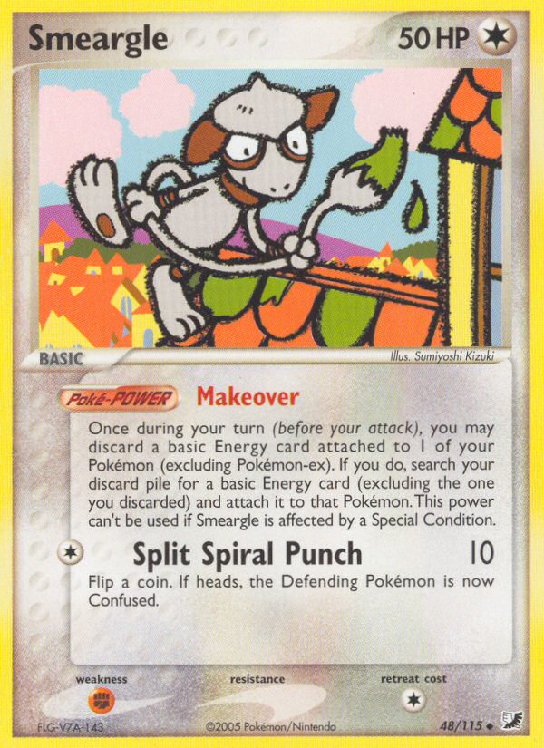 Smeargle (48/115) [EX: Unseen Forces] | Exor Games Truro