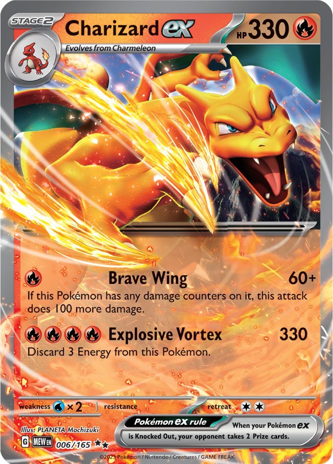 Charizard ex (006/165) [Scarlet & Violet 151] | Exor Games Truro