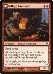 Village Ironsmith // Ironfang [Innistrad] | Exor Games Truro