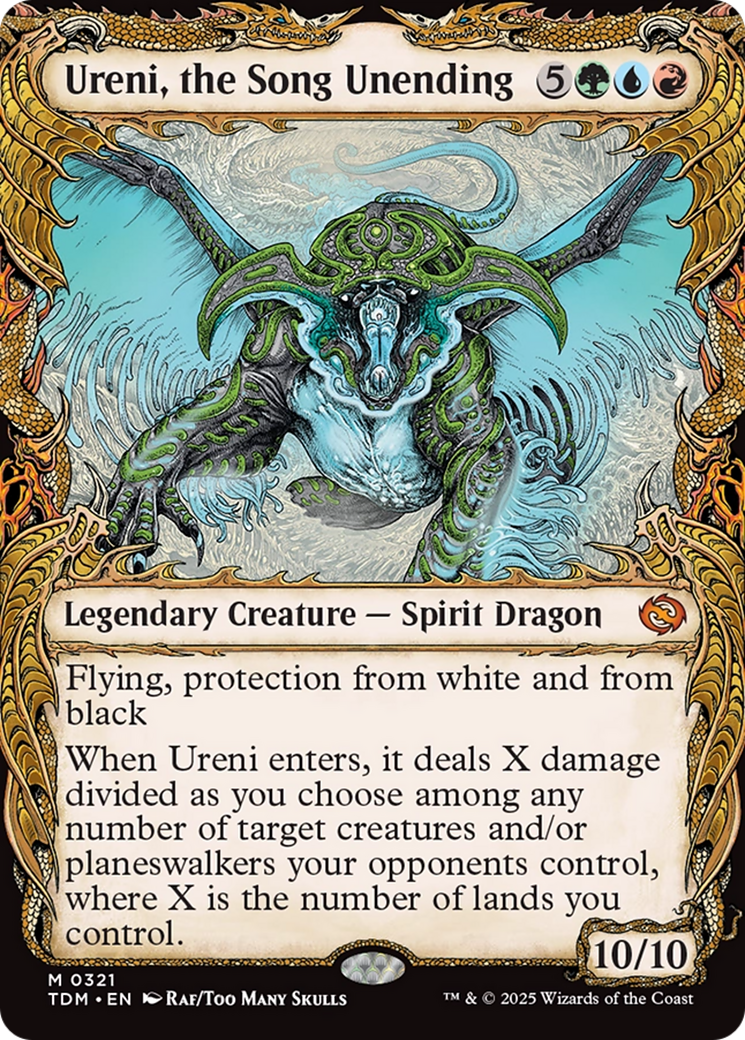 Ureni, the Song Unending (Showcase) [Tarkir: Dragonstorm] | Exor Games Truro