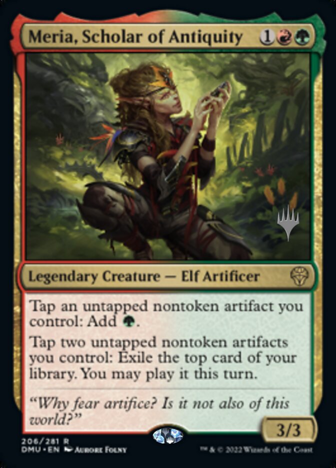 Meria, Scholar of Antiquity (Promo Pack) [Dominaria United Promos] | Exor Games Truro