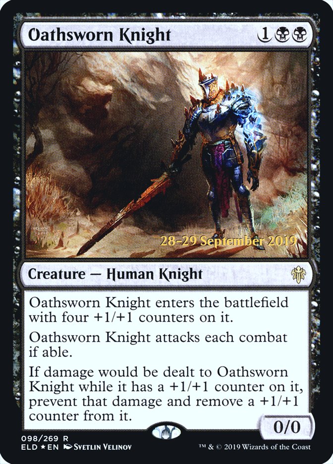 Oathsworn Knight [Throne of Eldraine Prerelease Promos] | Exor Games Truro