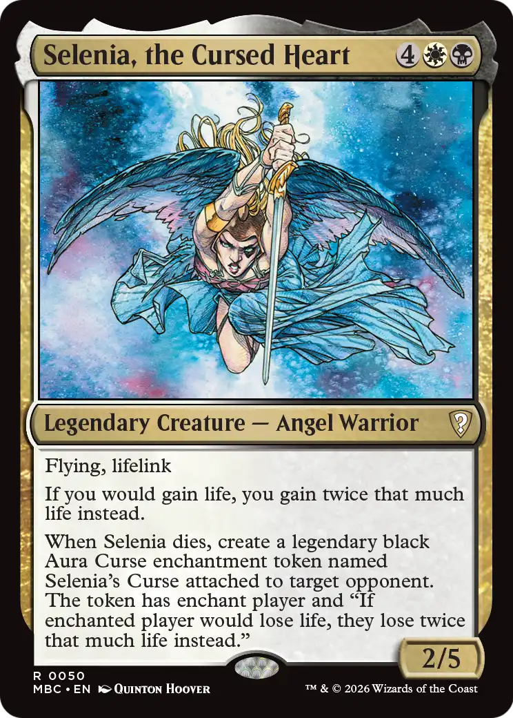 Selenia, the Cursed Heart [Mystery Booster: Commander Edition] | Exor Games Truro