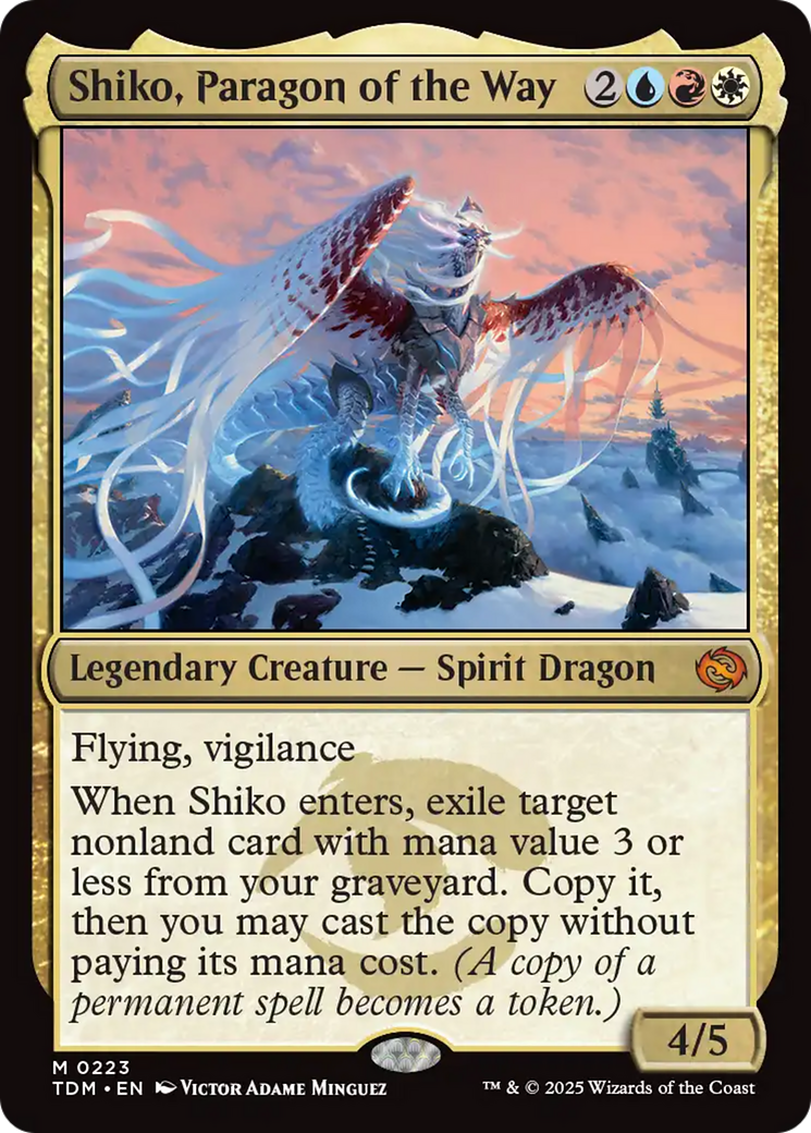 Shiko, Paragon of the Way [Tarkir: Dragonstorm] | Exor Games Truro