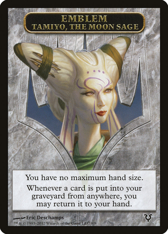 Tamiyo, the Moon Sage Emblem [Avacyn Restored Tokens] | Exor Games Truro