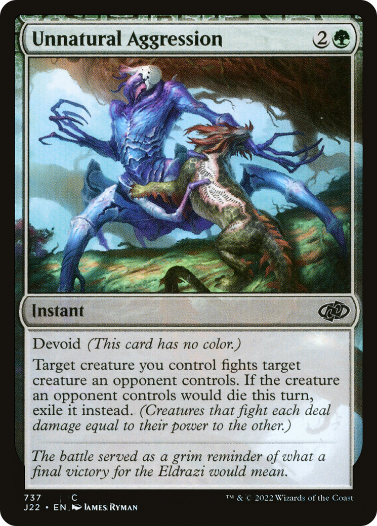 Unnatural Aggression [Jumpstart 2022] | Exor Games Truro