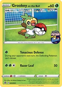 Grookey on the Ball (003/005) [Miscellaneous Cards] | Exor Games Truro