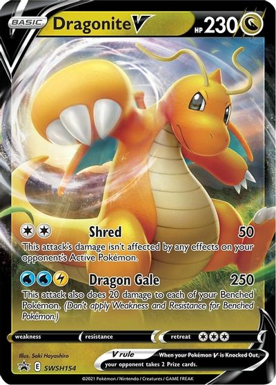 Dragonite V (SWSH154) [Sword & Shield: Black Star Promos] | Exor Games Truro